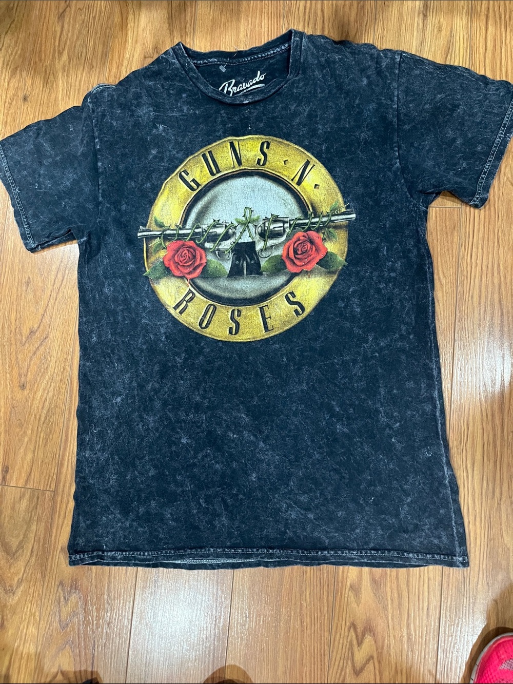 Guns N' Roses Graphic Tee with Red Roses -Unisex